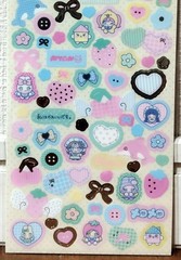 GAIA Topping LAB Korean Girly Sticker Kawaii Kids Rabbit Strawberry MADE JAPAN