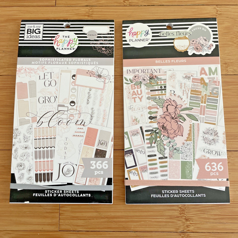 The Happy Planner – Me & My Big Ideas – Sophisticated Florals / Belles Fleurs