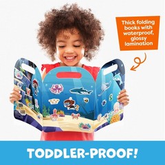 Reusable Sticker Books for Toddlers 1-3, Stickers for Toddlers 2-4 Years – St…