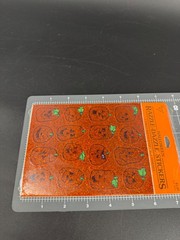Vintage Hallmark Halloween Razzle Dazzle Glitter Sticker Sheet Sealed Original