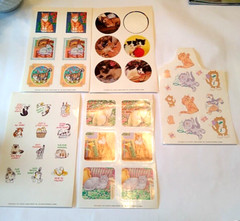 Vintage 1988 Current Cat Lovers Stickers 2262-9 Nice 5 Sheets