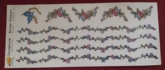 SUZY’S ZOO BIRD & FLORAL CHAIN BORDER #90053