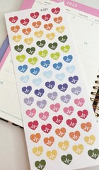 Valentine’s Day, Love, Girlfriends, Heart, Handmake Erin Condren Planner Sticker