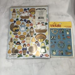 Oriental Trading Company And Hallmark Stickers Thanksgiving