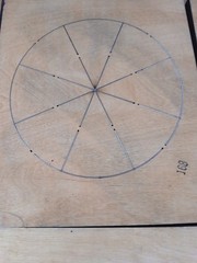 AccuCut Jumbo Die Cut Lot Of 6 Fraction Circle Whole 1/8 1/6 1/4 1/3 1/2