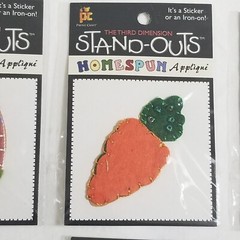 NEW Lot 6 Stand Outs Sticker Applique Iron On Easter Fall Halloween Bunny Ghost