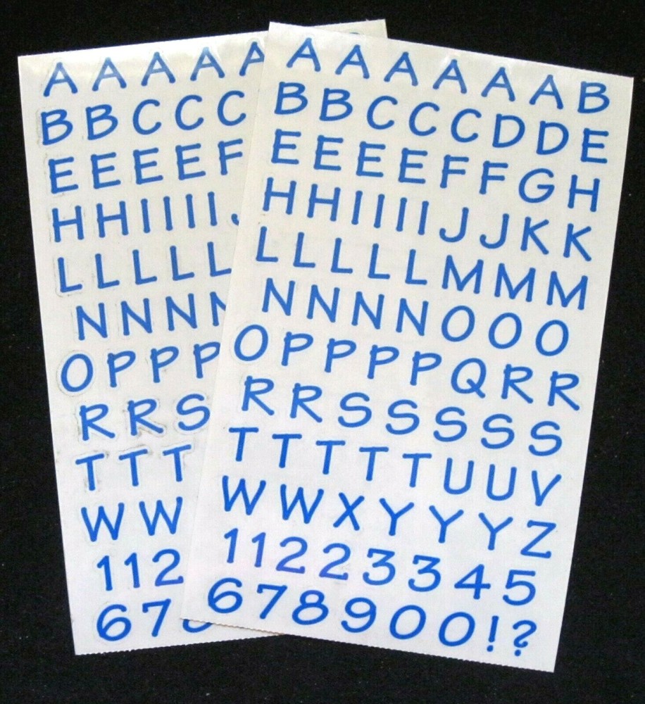 Mrs Grossman Alphabet Sticker Sheets Assortment *Your Choice* (See Description)