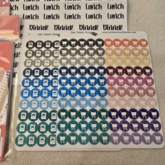 Bullet Journaling Stickers Notes Planner Lot 18 Sheets