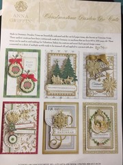 Anna Griffin CHRISTMAS TIME DRESDEN DIE CUTS – 42 Pieces ***NEW*** #361