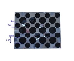 SICOLAS Original Webcam Dots Covers,1 Sheet of 20 Stickers at 0.25 Black