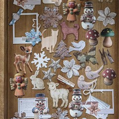 50 Vintage Mechanical Clock Stickers for DIY Art Scrapbook Diary Embellishments