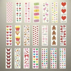 Mrs Grossman’s HELLO LOVE Super Sticker Pack – 21 Sticker Strips – 420+ Stickers