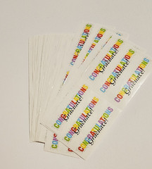 Mrs. Grossman’s Stickers Lot of 5 Strips ~Congratulations Graduate RF~2004 AS IS