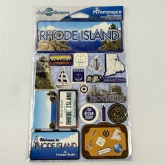 Reminisce Jet Setters Jolee’s Boutique and Other Dimensional Stickers Lot of 9