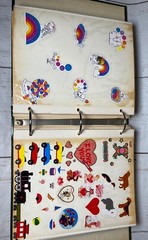 VTG 80s STICKER ALBUM 22 Double Sided Pages Scratch & Sniff – Star Wars & More!