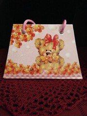 Teddy Bear Journal So Cute! 4×6 Inches Purse Shape!