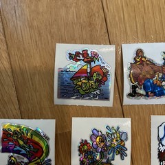 Vintage BJs Calendar Stickers Lot Of 5 Prismatic Stickers BJ BJ’s 1983 1984