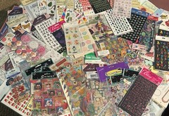 Vintage Stickers Lot Sealed Over 150 Packs Sticko Jolees Stickabikities Hallmark