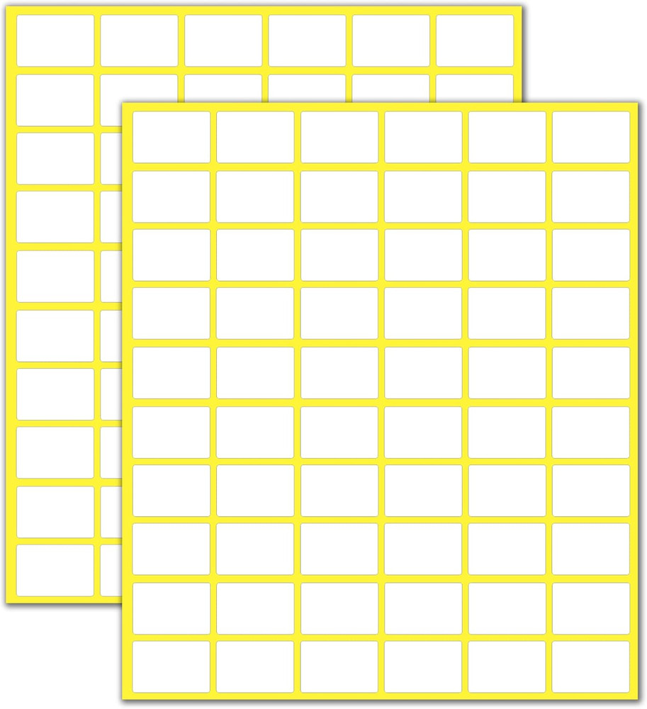 (900 Pack) 0.75″ X 0.5″ – Price Stickers, Small White Labels Stickers
