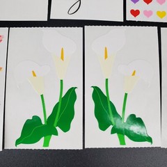 Mrs. Grossman’s sticker lot calla lily roses tulips heart throb mini hearts