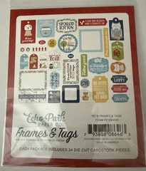 Echo Park Paper PETS by Lori Whitlock Frames and Tags Set~NICE~Quick Ship!