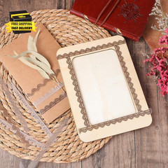 40 PCS Transparent Lace Stickers Scrapbooking, Vintage EPE Lace Stickers with 5