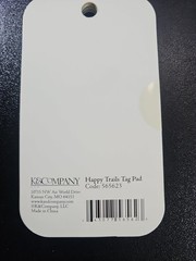 K & Company Happy Trails Tag Pad Scrapbook Journaling Craft K & Co 24 pieces