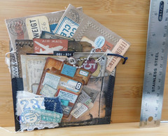 Junk Journal Ephemera Embellishment Add-on Handmade Set Vintage Style Set 9