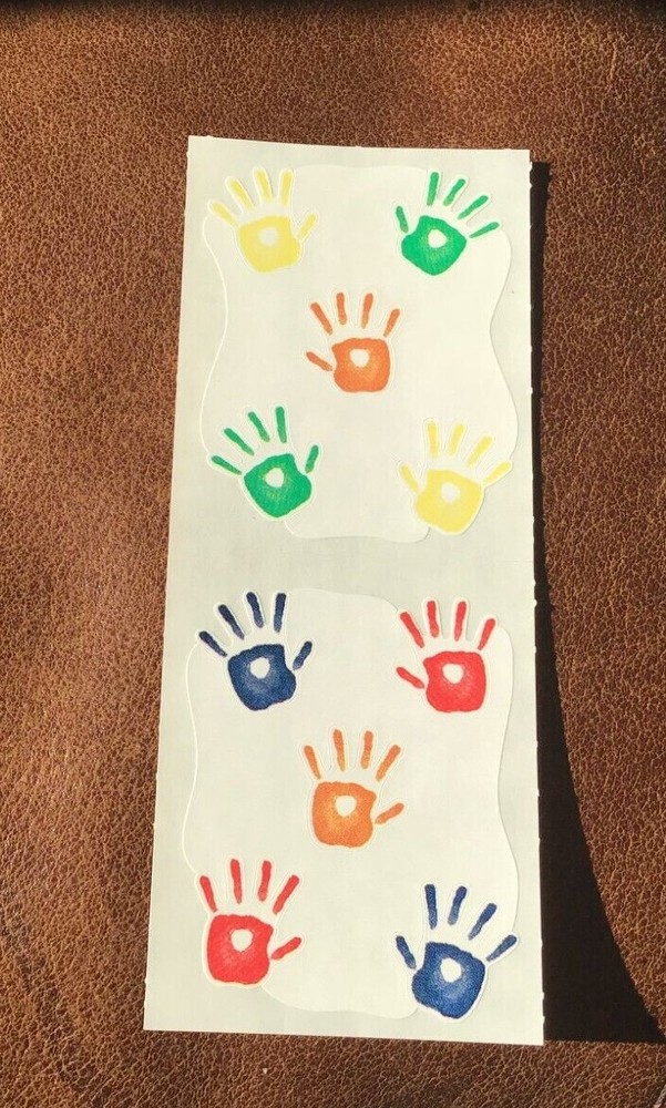 🔥VINTAGE Creative Memories Stickers BABY TODDLER HANDPRINTS NOS NLA*