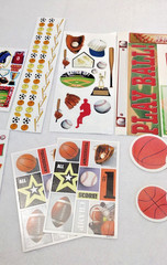 Scrapbook Theme Stickers Lots – Boy Stickers – Girl Stickers – Sports