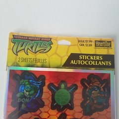 Heartline, Hallmark, TMNT, Teenage Mutant Ninja Turtles, Foil Stickers, 2 Sheets