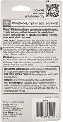 Versatile Rhinestone Glue with 3 Precision Tips for Gems & Crystals – 1.5 fl oz