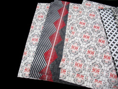 Creative Memories Divine Black/White,Red,Gray, Lot, Unused, Loose, 40 Sheets.