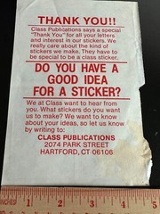 Vintage 1984 Stickers, Insert from STICKERS! Magazine, Dolls and Audubon