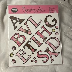 All My Memories Monogram Alphabet Stickers NIP However See NOTE In Description