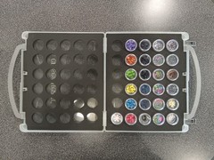 CLOSE TO MY HEART Embellishment Storage case w/ 25 containers CTMH scrapbooking