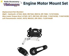 Soportes de motor 3pcs compatibles con Versa 1.6L 2012-2019 sedán y hatchback