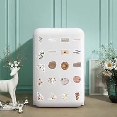 120Pcs Mixed Vintage Stickers, Waterproof Scrapbook Aesthetic Sticker for Daily