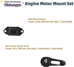Soportes de motor 3pcs compatibles con Versa 1.6L 2012-2019 sedán y hatchback