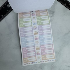 Wonton in A Million Sticker Sheet Budget Money Pad