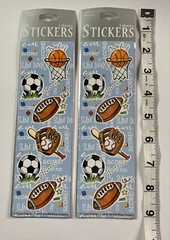 Lot of 9 The Gift Wrap Company Stickers Phrases Sports Birthday 2004 Vintage New