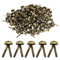 100pcs for Brads Metal Tips 6mmx13mm for Fixing Bronze Paper