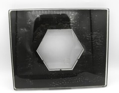 AccuCut Jumbo Acrylic Hexagon #1 Clear Cuts Die – 11 3/4″x 9 3/4″x 1″