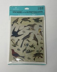 Vintage Hallmark Assorted Bird Birds Species Stickers Seals 4 Sheets NIP Sealed