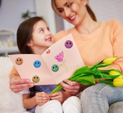 Glitter Dot Smiley Face Stickers Shiny Happy Face for Kids Reward