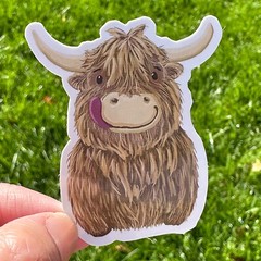 25pcs HIGHLAND Cows stickers, Cows, animals, FREE Shipping*
