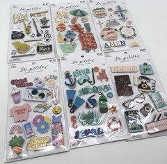 The Paper Studio -La Petites’ Scrapbook Stickers 3D Lot of 9