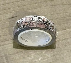 NEW TheCoffeeMonsterzCo Overgrown Patch Die-Cut Washi Tape 15 mm roll TCMC
