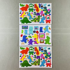 NEW Vintage 1993 Sandylion Sticker Activity Pack Dinosaur Art Class Museum
