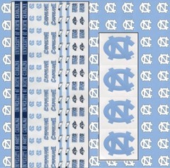 University of North Carolina NCAA Scrapbook Kit Paper Stickers PICK FROM 5 ITEMS